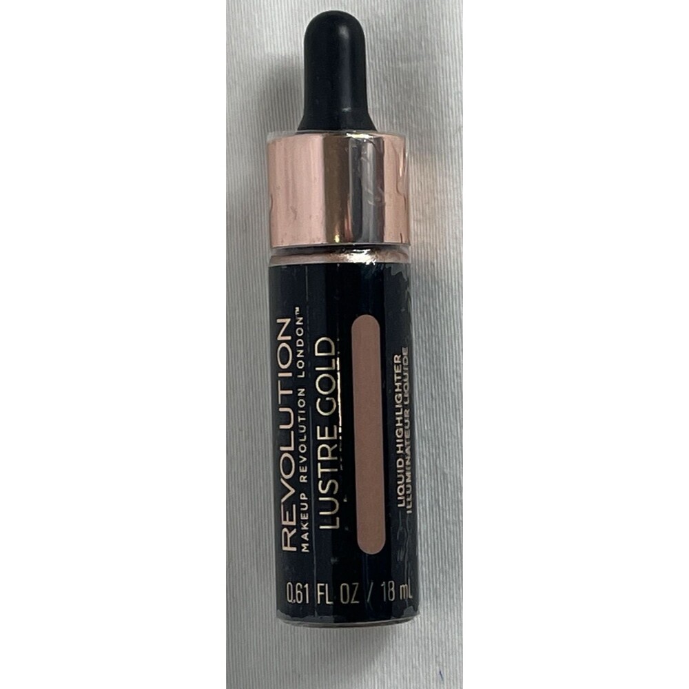 Revolution Lustre Gold Liquid Highlighter Makeup 0.61 fl oz NEW